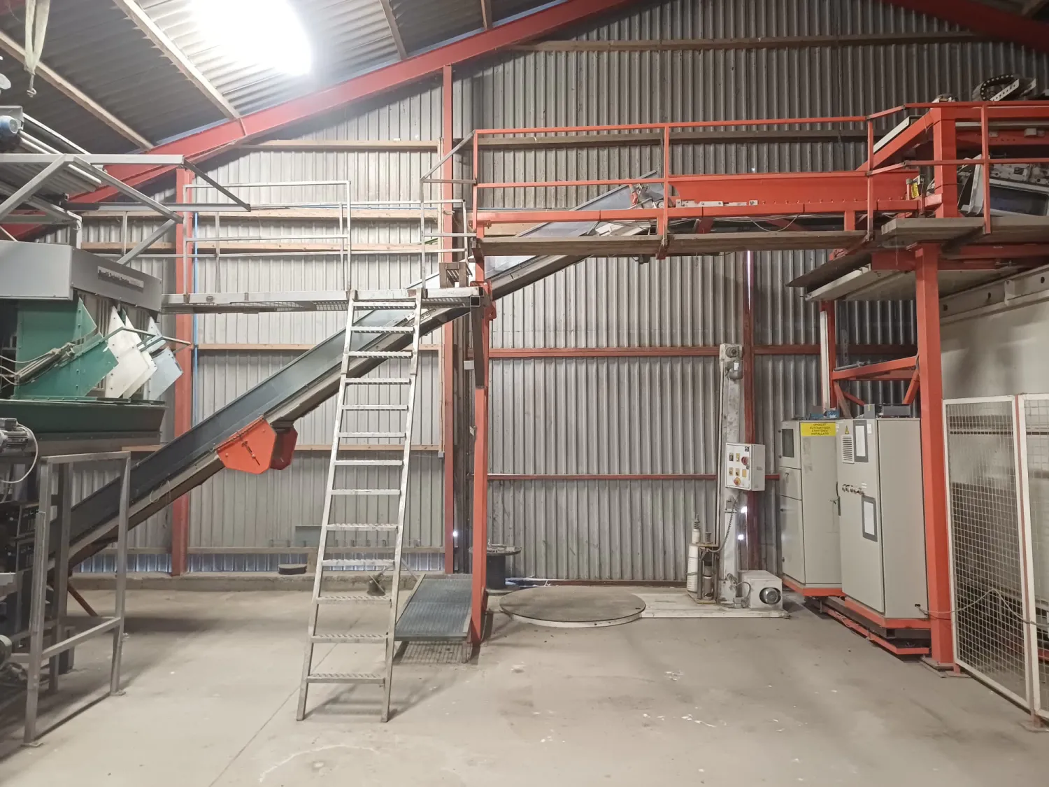 Complete sorteerinstallatie te koop