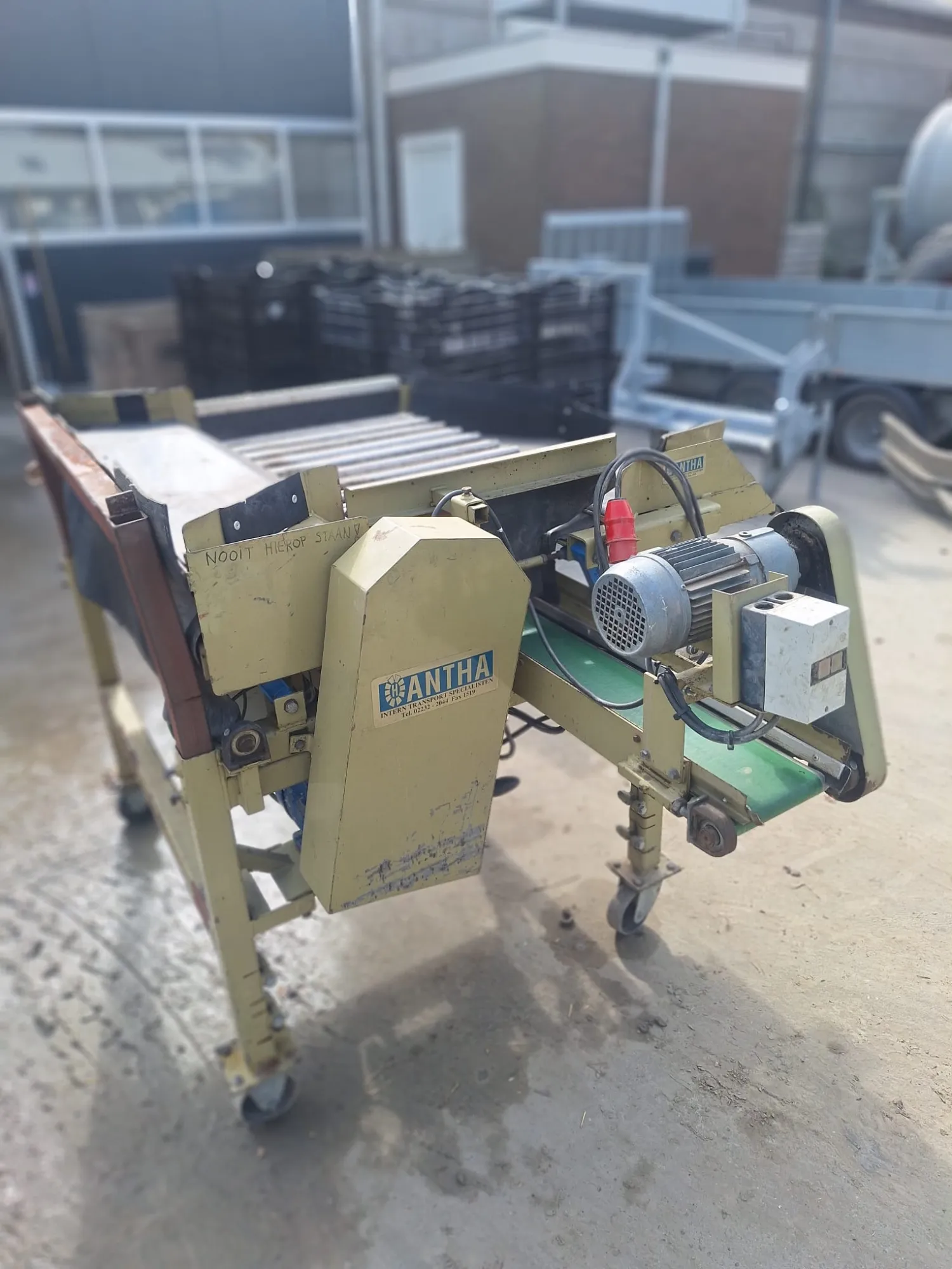 Antha Rollensorteerder: 1m Breed, 10-60mm Instelbaar