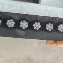 Nieuwe Qmac rubberschuif 270cm breed | Gegalvaniseerd frame