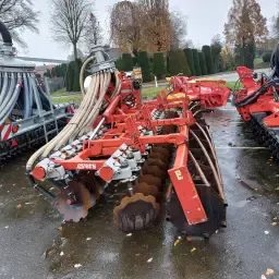 Brona talerzowa Evers Toric 6 m do gnojowicy - Używana, stan bdb