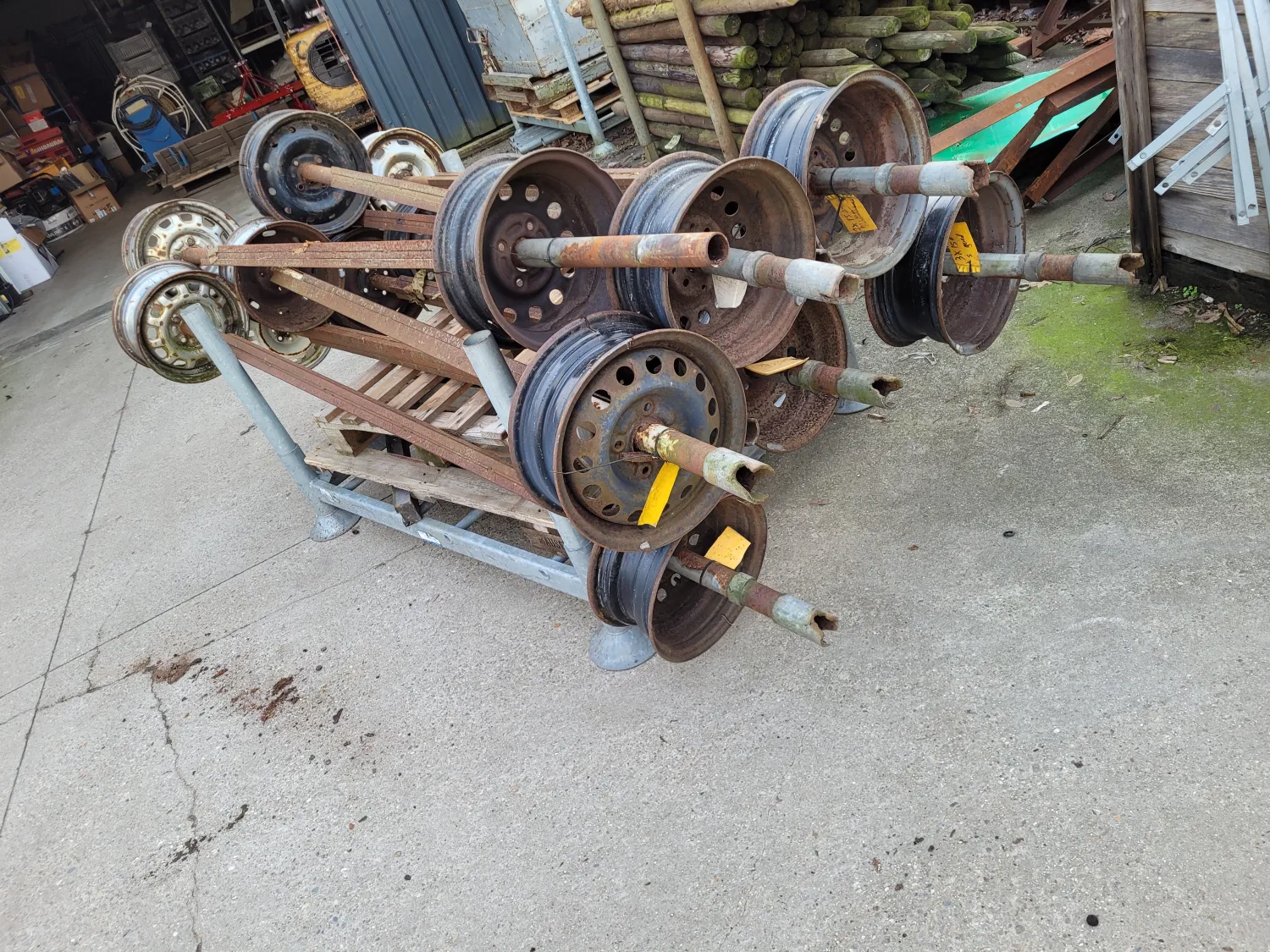 Gebruikte folie oproller 2.5m - Hydraulisch