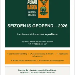 Drone Diensten voor Landbouw: Zaaien & Spuiten