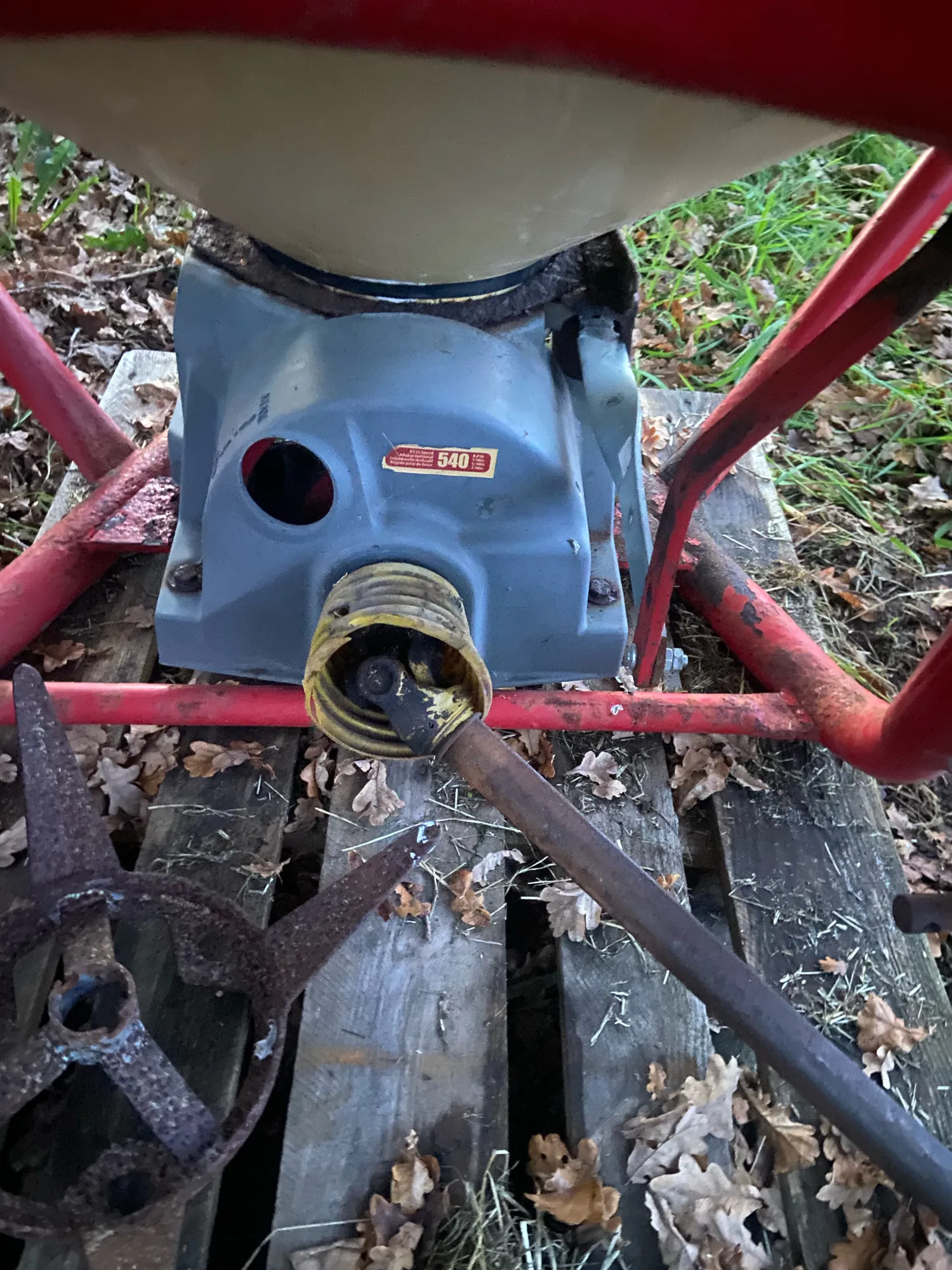 Kunstmeststrooier in goede staat