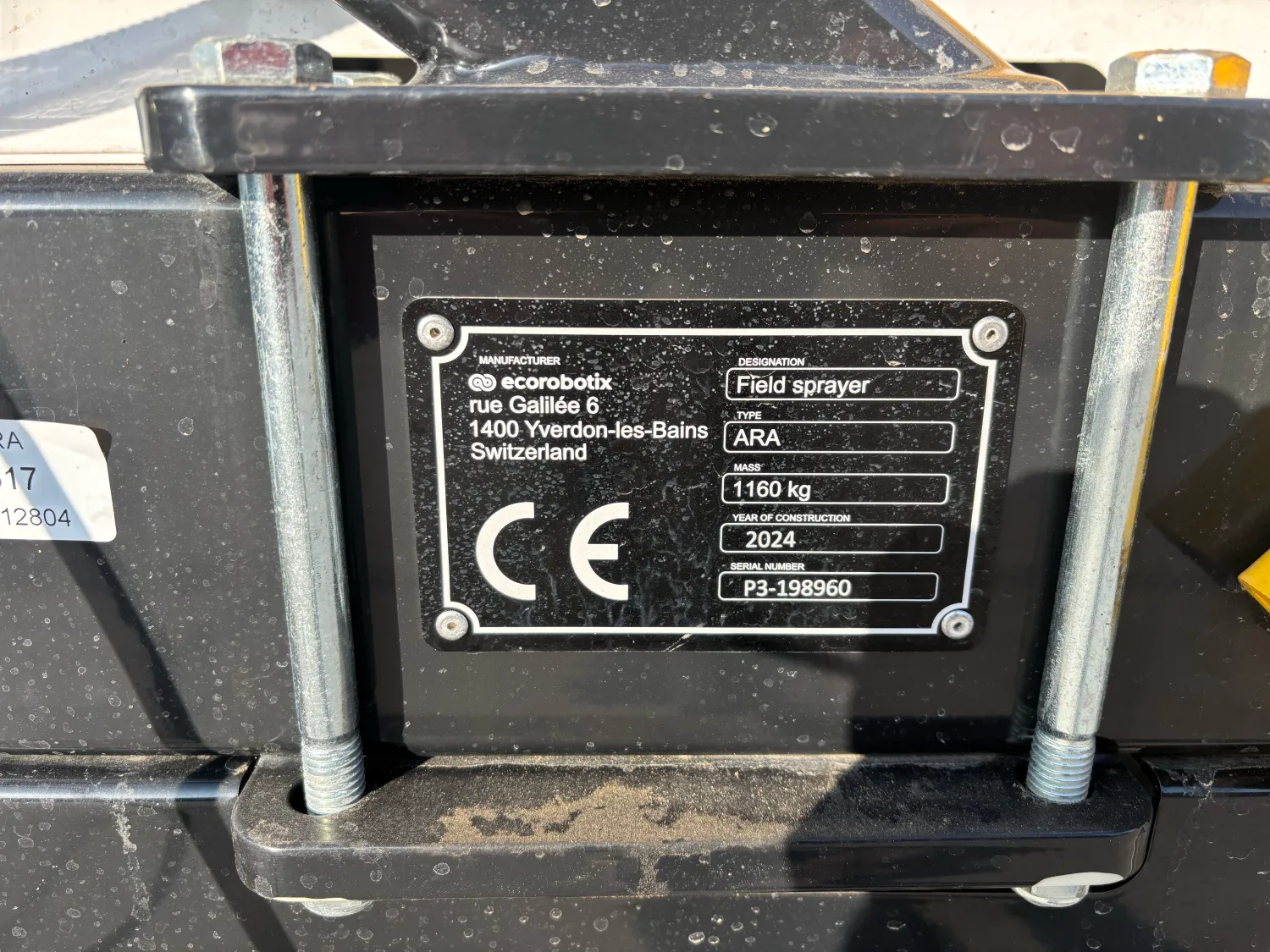 Ecorobotix ARA Spotsprayer 2024 - 6m Werkbreedte