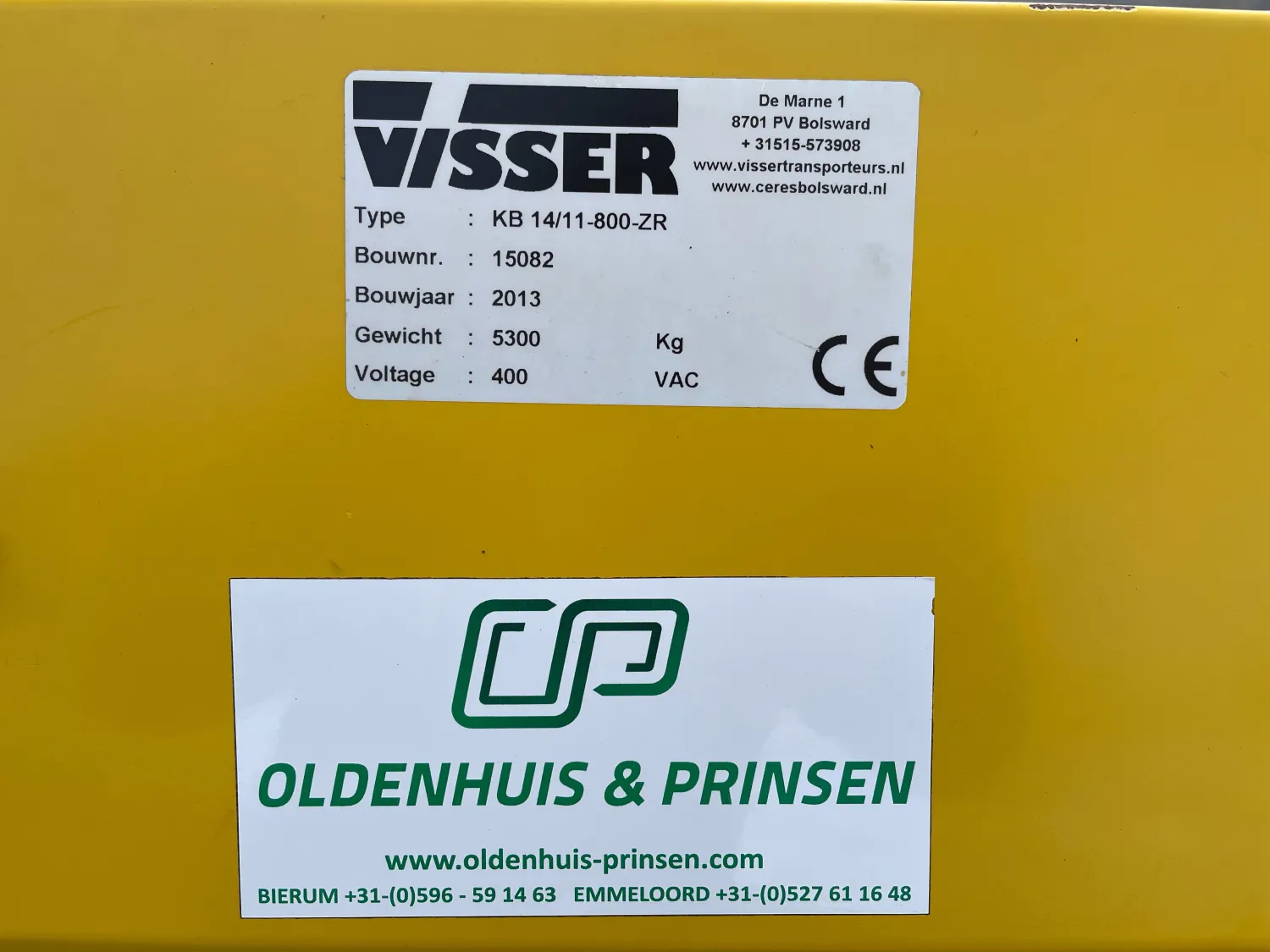 Visser Hallenfuller te koop - Bouwjaar 2013