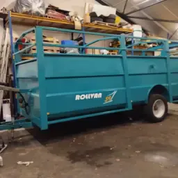 Remolque Ganadero Rolland V59: Hidráulico, Antideslizante, Como Nuevo