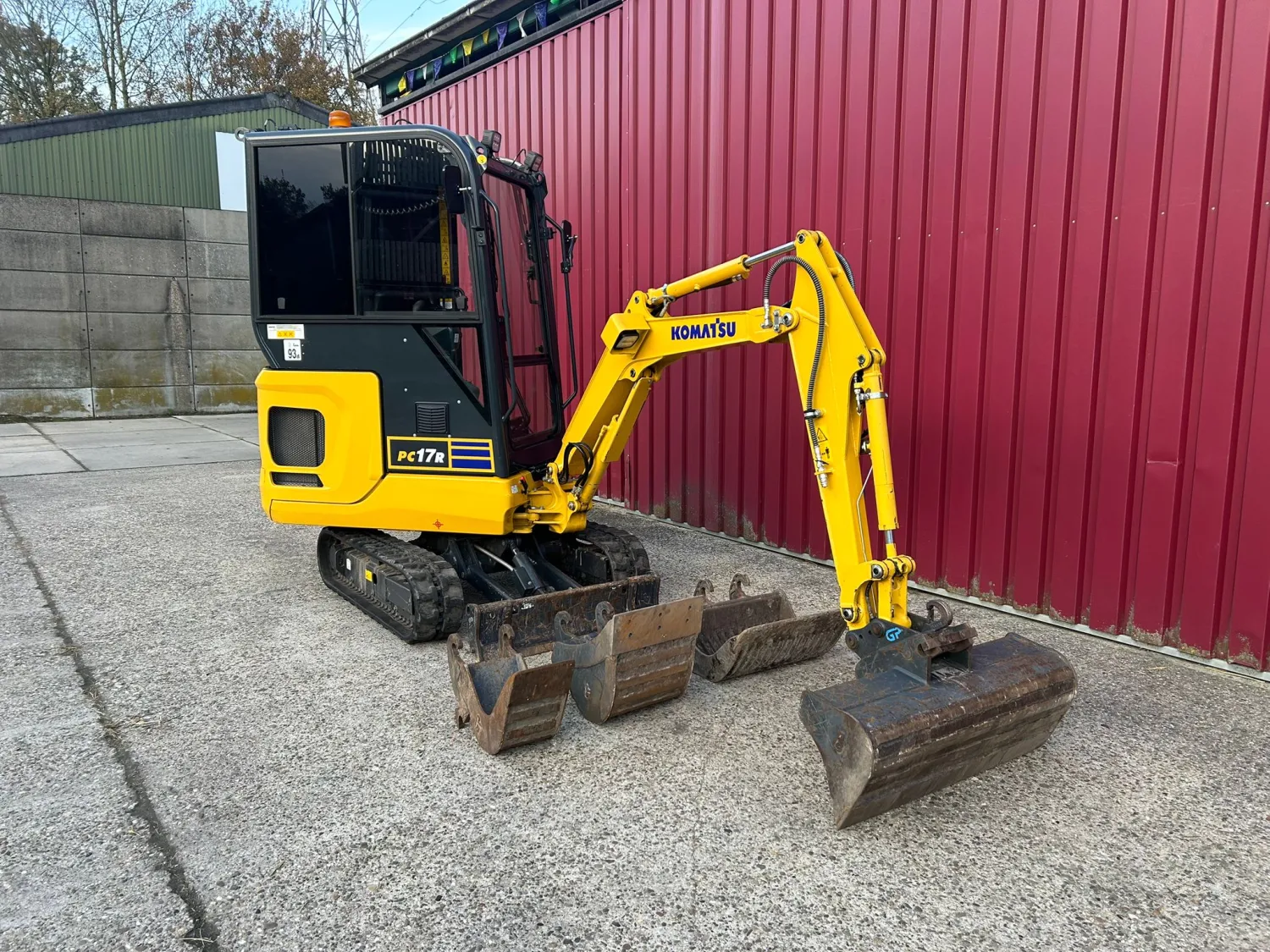 Minigraafmachine Komatsu PC17R Huren - Compact & Wendbaar