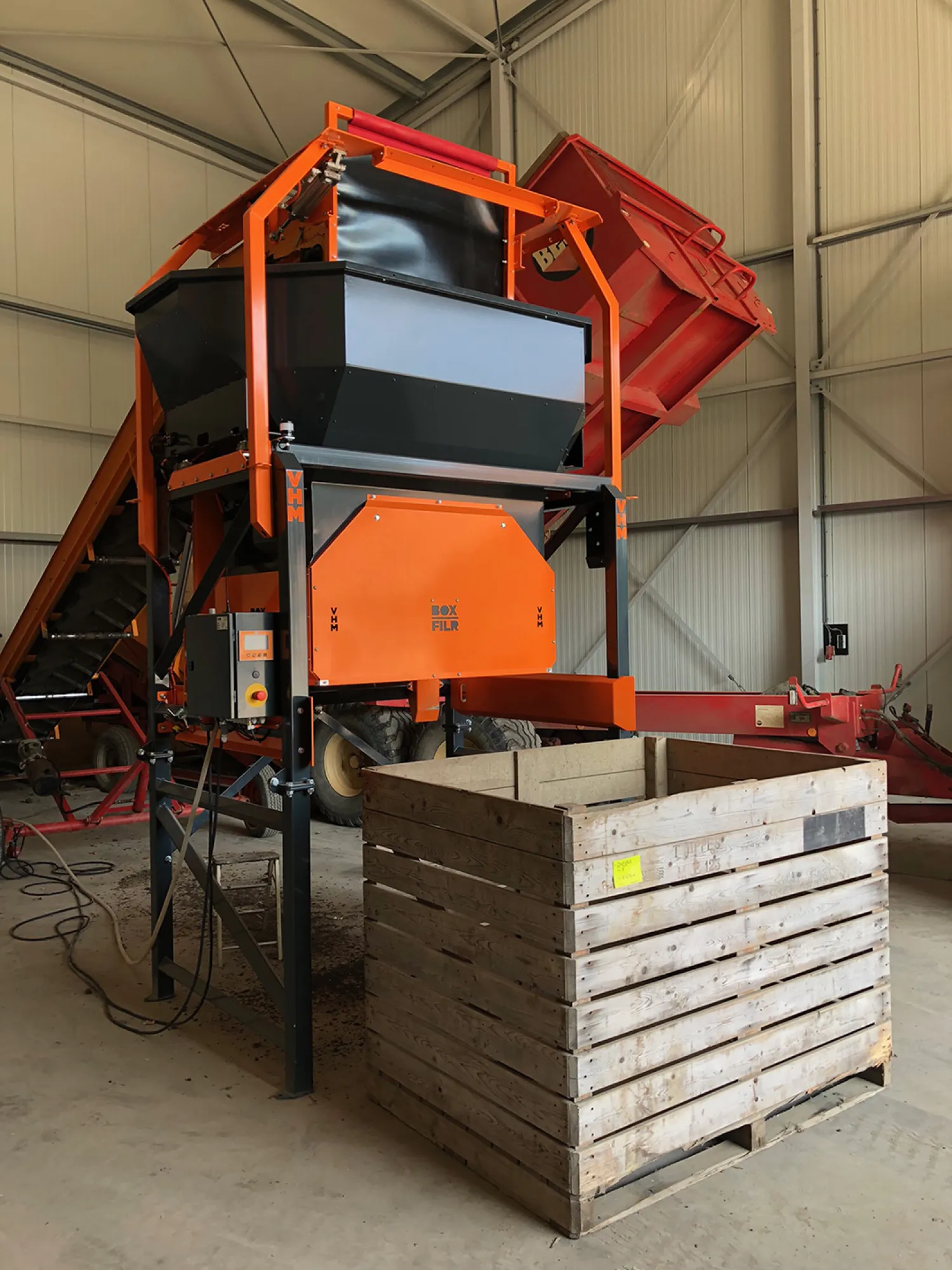 Efficiënte kistenvullers voor consistent productgewicht