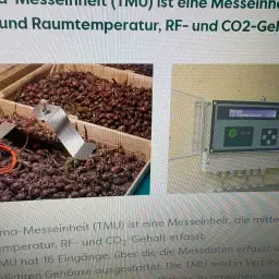 Gebruikte TMU met temperatuur prikkers voor losgestort