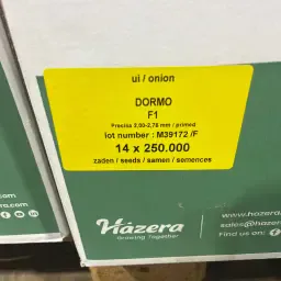 Uienzaad Dormo F1 - 70 eenheden geprimed