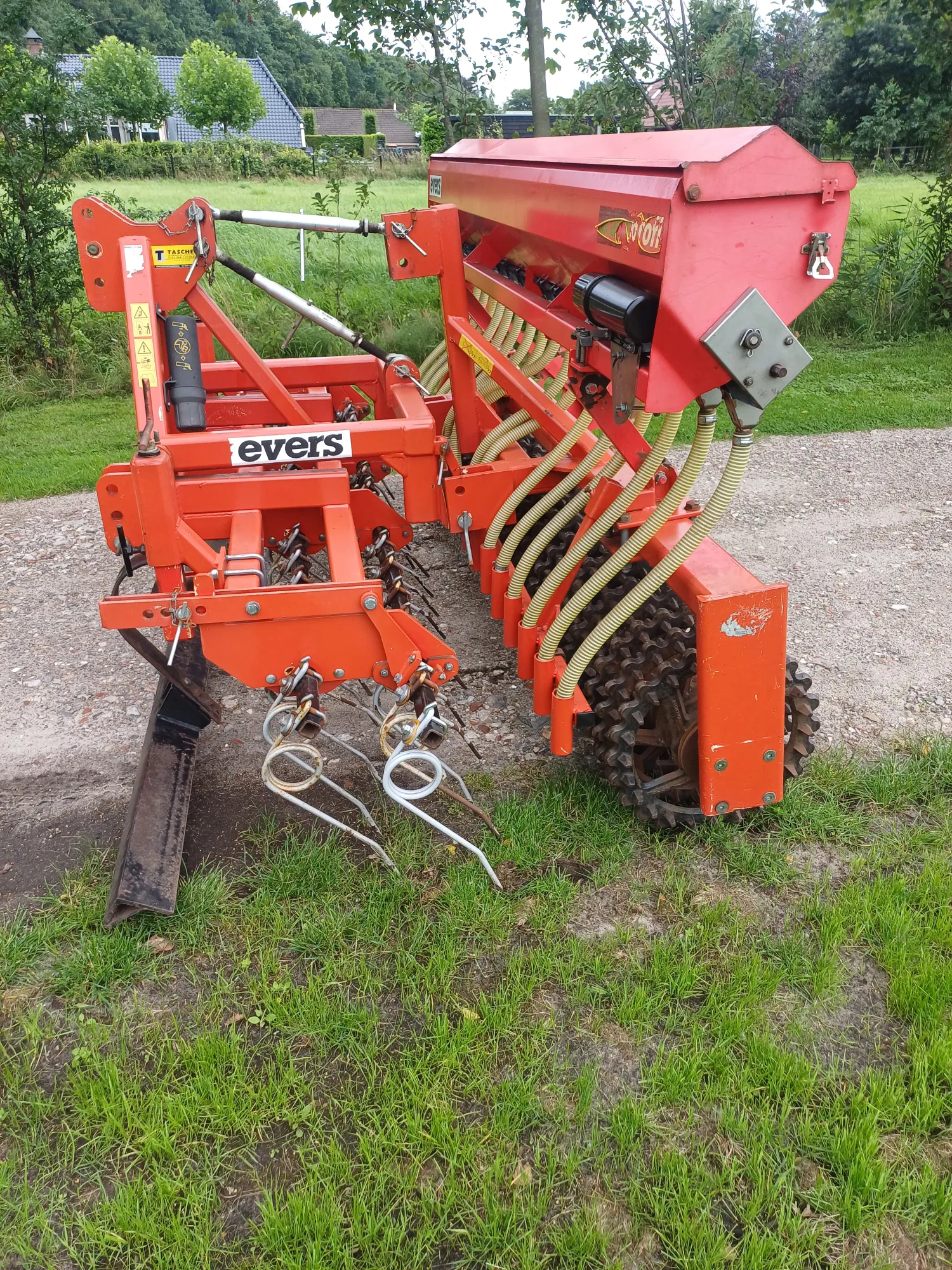 Evers Grassprofi 3m - Weidebeluchter met Zaaimachine