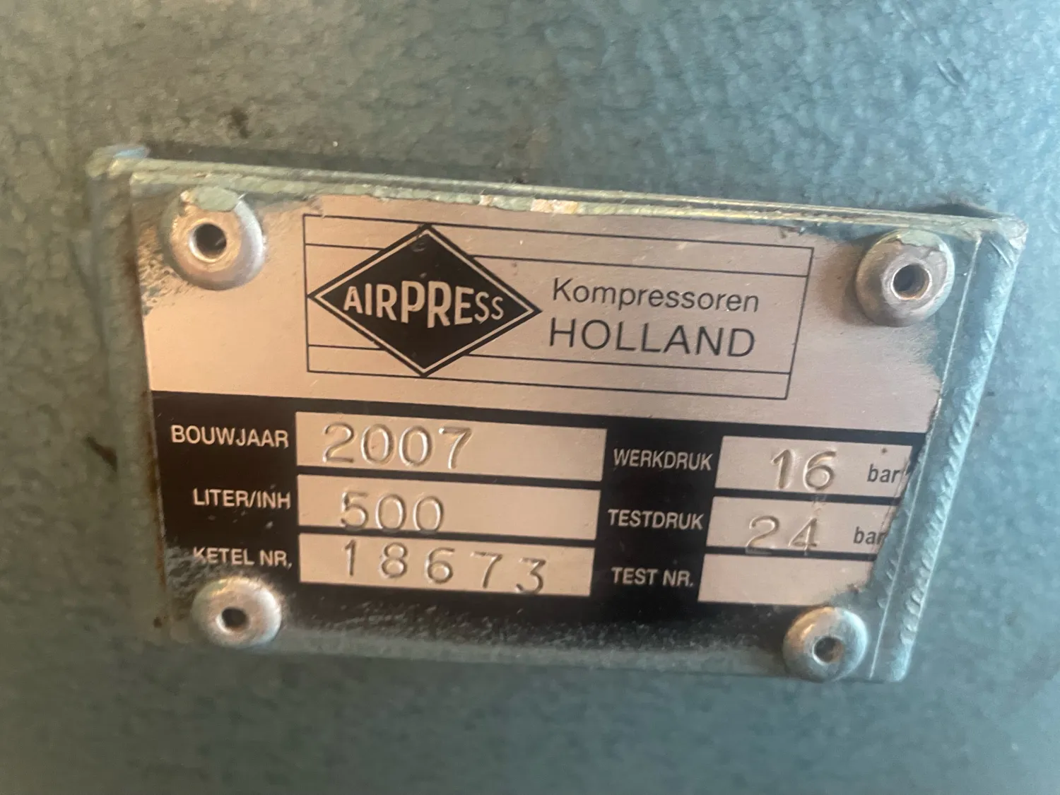 Industriële Compressor - Airpress K500-1000S - 500L Tank