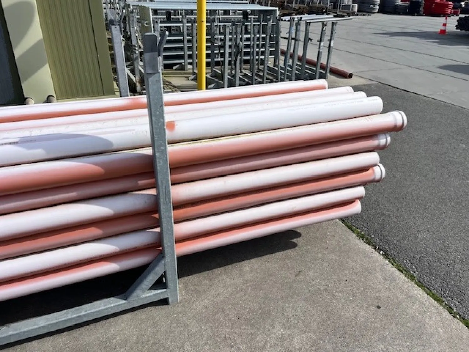 PVC buizen 110mm, 340 meter - Klasse 41/SN 4 met manchetmof