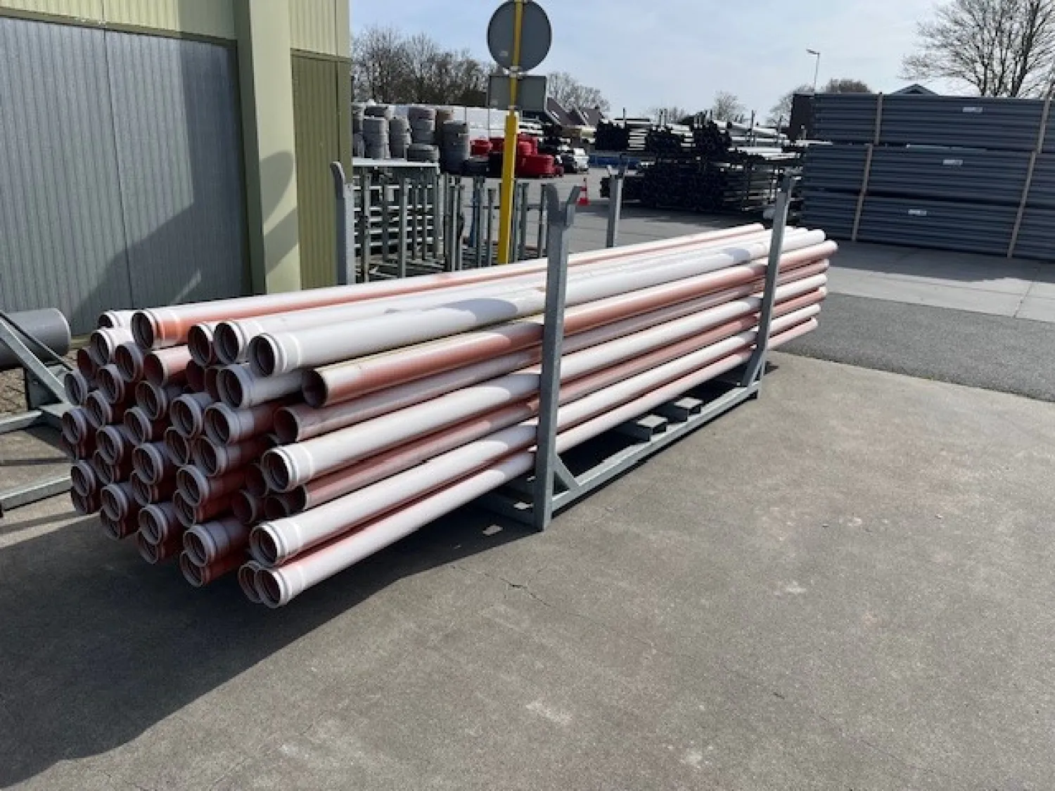 PVC buizen 110mm, 340 meter - Klasse 41/SN 4 met manchetmof