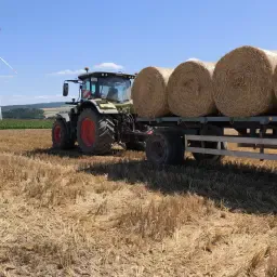 Stro balen te koop, ronde balen 1,30m diameter