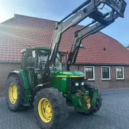 John Deere 6110 SE Tractor with Loader & Front Linkage