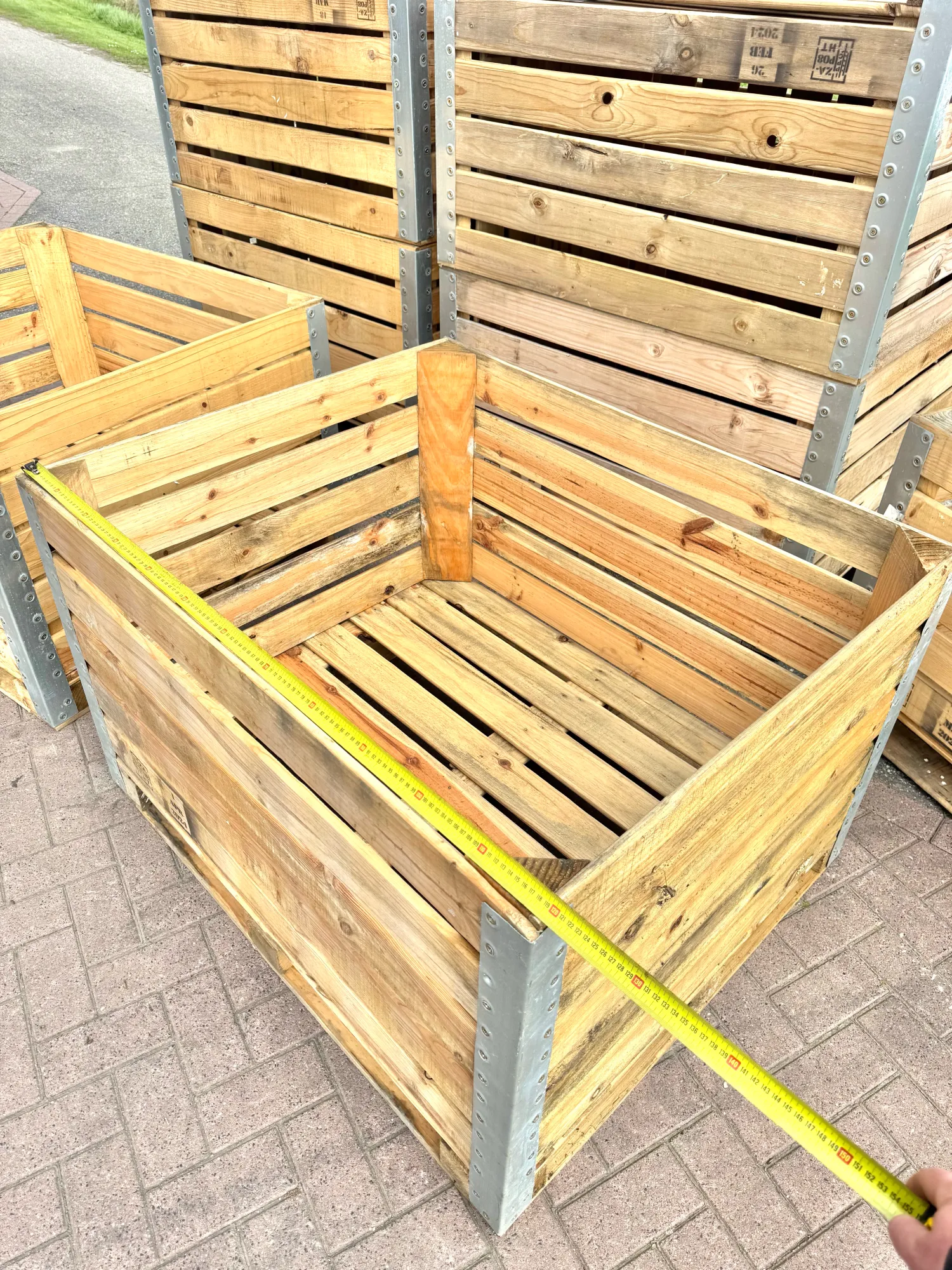 Cajas de fruta nuevas (120x100x75) - Uso versátil