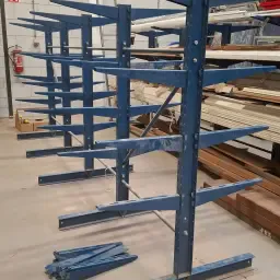 Rafturi cantilever duble - 5 niveluri - 400cm lungime