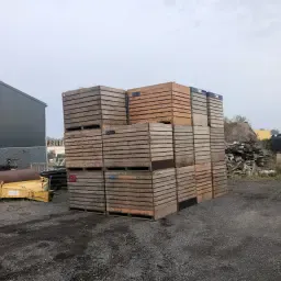 20 Houten Kisten 2m³ voor Pootgoed Opslag – Goede Staat