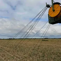 Professionele Druppelslang Oprolmachine te Huur