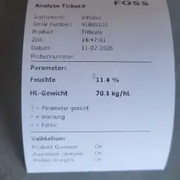 350t Triticale te Koop: Hoge Kwaliteit, 12% Vocht