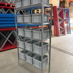 Gebruikte Bakkenstelling | H200xB100xD40cm | Opslagrek