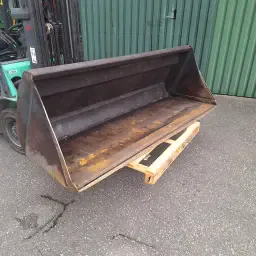 Stoll Front Loader Bucket 230 cm, Euro Connection