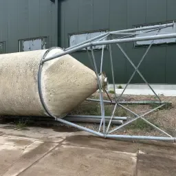 Polyester opslagsilo | 5-7,5m3 | Gegalvaniseerd frame
