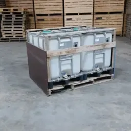 Pallet met 4x 300L IBC Vaten | Robuust &amp; Duurzaam