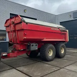 Beco Maxxim 240 Tipper Trailer 2010 | Steered Chassis, 16m³
