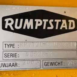 Rumptstad RPV 120-480 Ploeg 3+1 | Met Voorwoeler