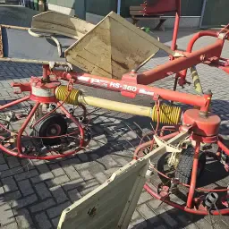PZ HS 360 Hooischudder/Hooi hark | Compleet met borden