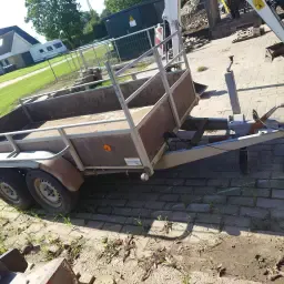 Hapert Tandemas Aanhanger 2000kg | Gebruikt met Kenteken