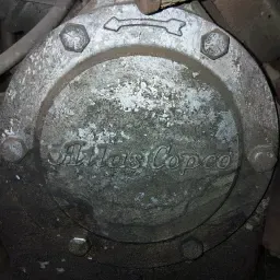 Oude Atlas Copco compressor: ideaal voor onderdelen of opknap