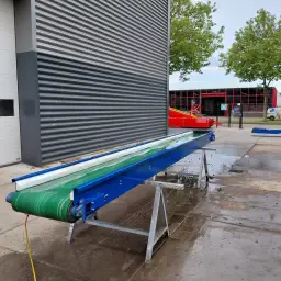 Gebruikte Transportband 5900x550mm - Staal &amp; PVC Mat