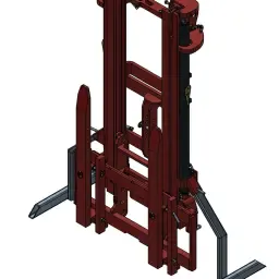 Heavy-Duty HMZ400/3000 Lifting Mast | 3000kg Capacity, Sideshift