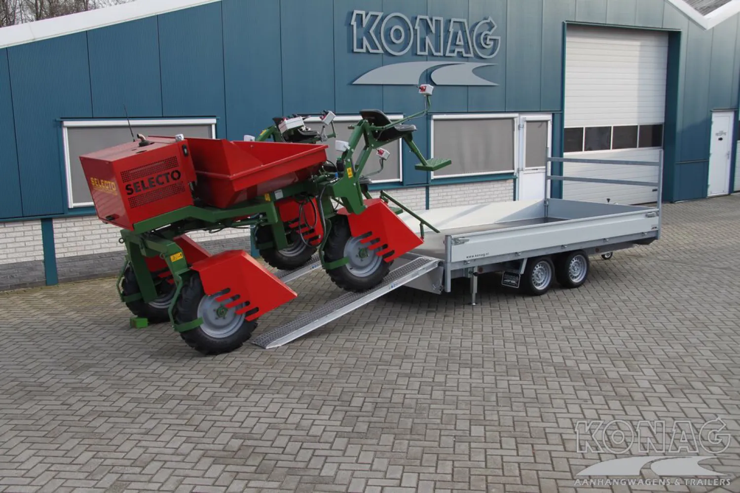 Konag Aardappelselectie Aanhanger 400x200 Cm,