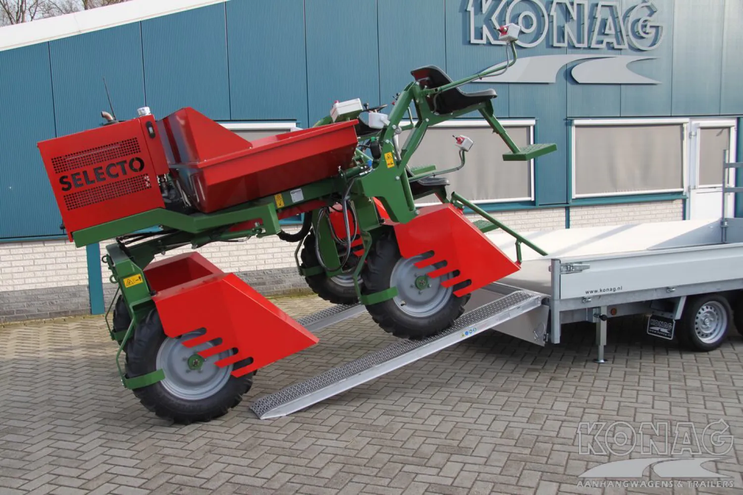 Konag Aardappelselectie Aanhanger 400x200 Cm,