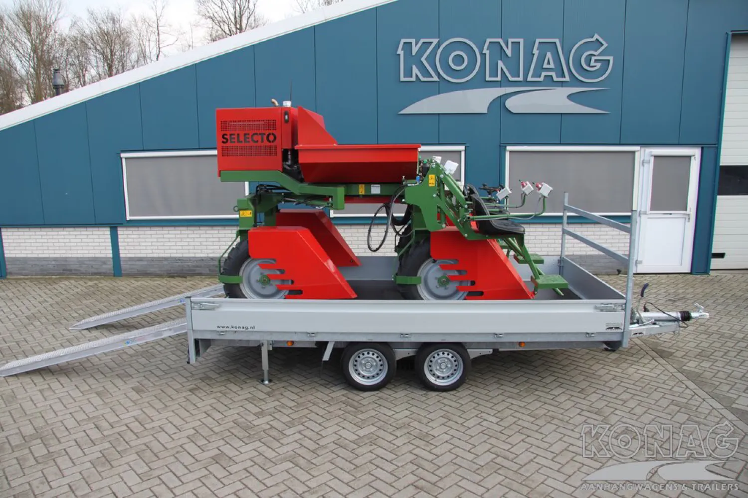 Konag Aardappelselectie Aanhanger 400x200 Cm,