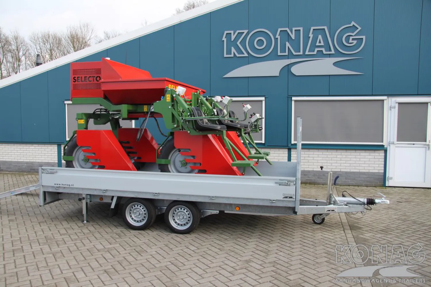 Konag Aardappelselectie Aanhanger 400x200 Cm,