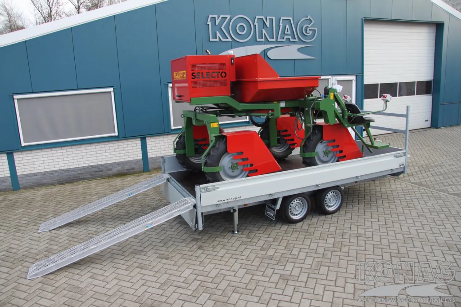 Konag Aardappelselectie Aanhanger 400x200 Cm,